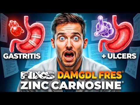 Why Zinc Carnosine REALLY Fixes Ulcers and Gastritis Works at Lightning Speed! (Doctor Explains!)