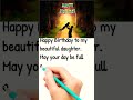 Heart Touching Birthday Wishes For Daughter Shorts