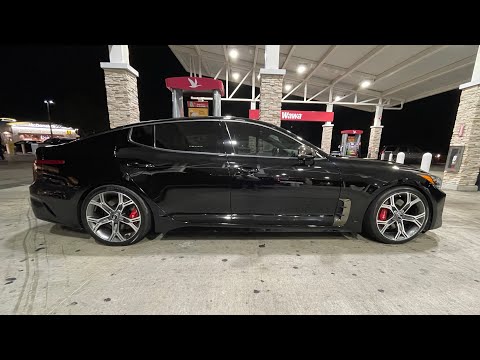 Kia Stinger GT Gets Race Chip GTS (First Launch/Drift)