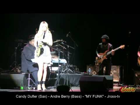 James Ross @ (Saxophonist) Candy Dulfer - "MY FUNK" - (Bassman) - Andre Berry - Jross-tv