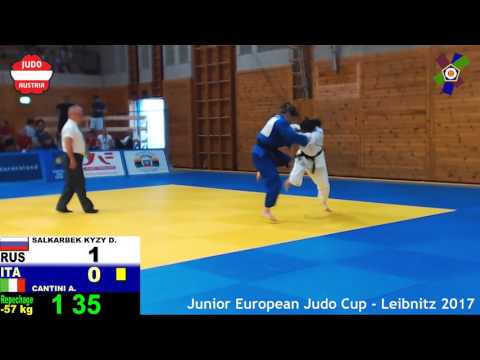 -57 kg: Repechage (76) SALKARBEK KYZY, Dilbara (RUS) vs CANTINI, Anita (ITA)