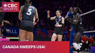Canada upsets U.S. for the 1st time ever in Volleyball Women’s Nations League