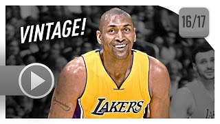 Metta World Peace Full Highlights vs Pelicans (2017.04.11) - 18 Pts