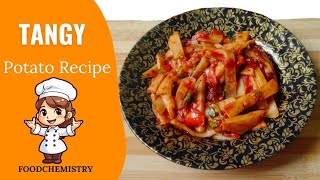 Tangy Potato Recipe | Delicious Potato Recipe without Onion and Garlic | Potato Fry