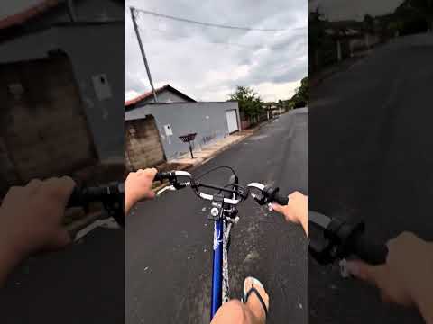Fui embora com o peneu furado 🚀🔥 #grau #bike