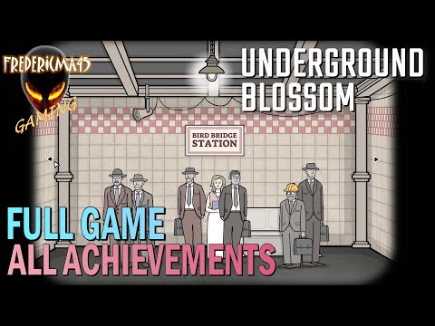 Underground Blossom FULL GAME Walkthrough / All Achievements (Rusty Lake)