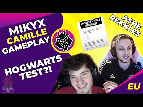 G2 Mikyx Camille Support Gameplay ft. G2 Rekkles Ashe vs RATIRL | EU Challenger