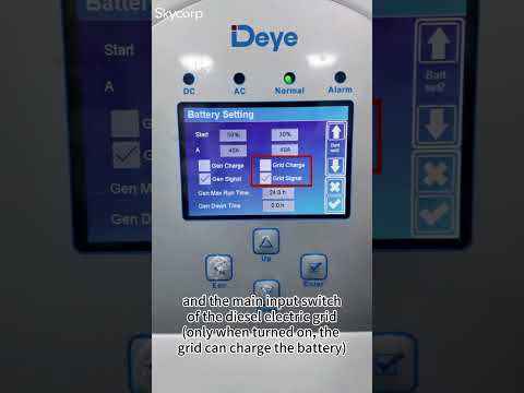Parameter Settings for Deye Inverter（Part 2）#deye #deyeinverter #hybridinverter