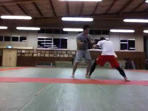 元立ちスパーリング　MMA総合格闘技　練習トレーニング　２０１２年