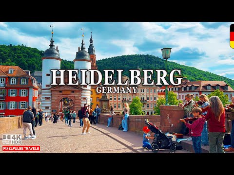 Heidelberg, Germany | 4K Walking Tour in Germany’s Most Romantic City