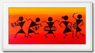 How to】 Paint Warli Painting