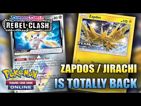 ZAPDOS JIRACHI DECK IS BACK AND TAKES MORE PRIZE CARDS!! (Pokemon TCG)