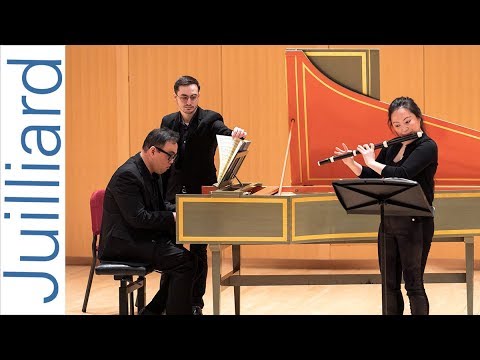 Bach Sonata in B minor, BWV 1030 | Juilliard William Christie Historical Performance Master Class