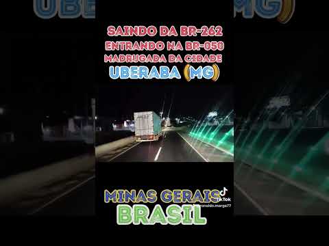 Passando por Uberaba, Minas Gerais, Brasil.