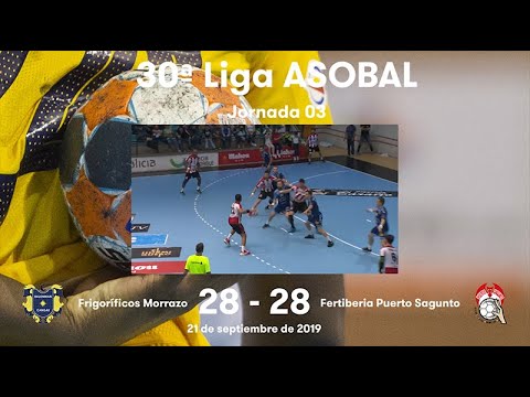 LIGA ASOBAL J03: Frigoríficos Morrazo - Fertiberia Puerta Sagunto 28-28
