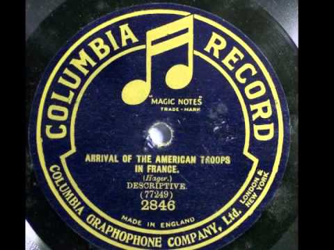78rpm Restoration - Arrival Of American Troops In France - Columbia