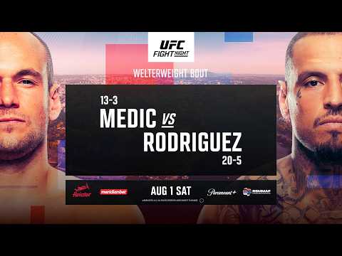 UFC Fight Night: Medic vs. Rodriguez Odds Courtesy Of MyBookie