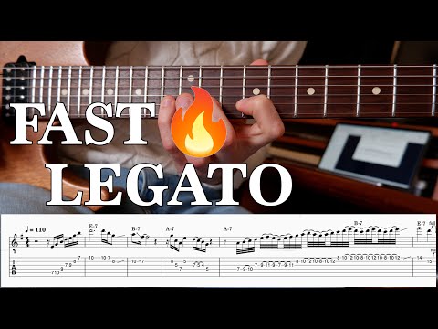 Fusion lick  #4 - Fast Legato - FREE PDF