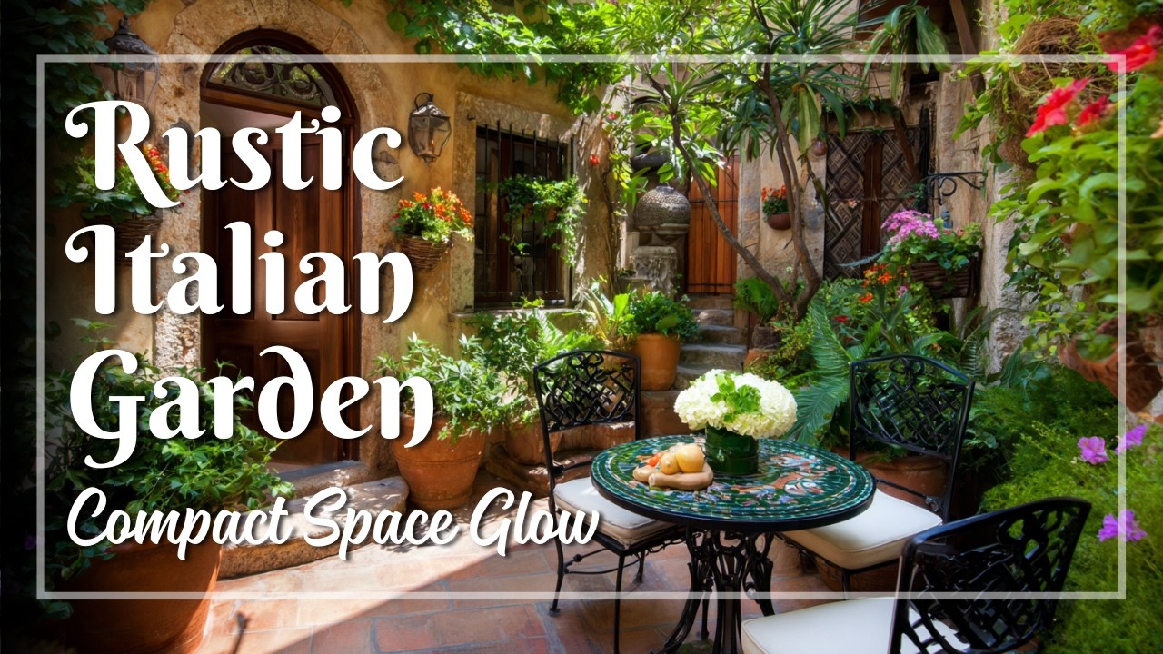 Italian Courtyard Garden Ideas for Small Spaces 🌸 Craft a Classic and Lavish Escape