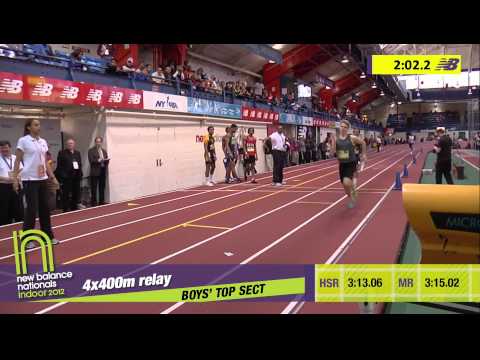 Boys 4x400m Section 6 - New Balance Indoor Nationals 2012