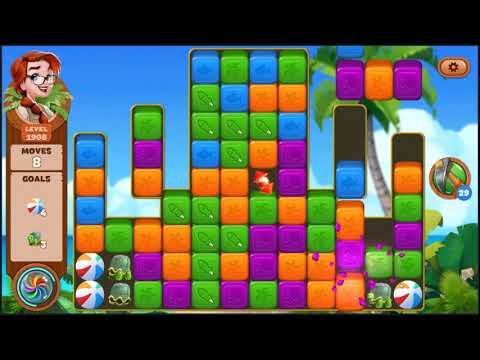 Lost Island Blast Adventure Level 1908 - NO BOOSTERS 🏝️ | SKILLGAMING ✔️