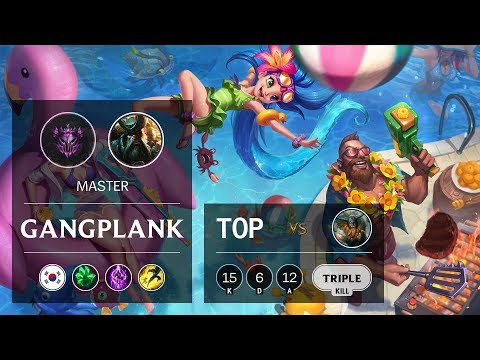 Gangplank Top vs Olaf - KR Master Patch 9.16