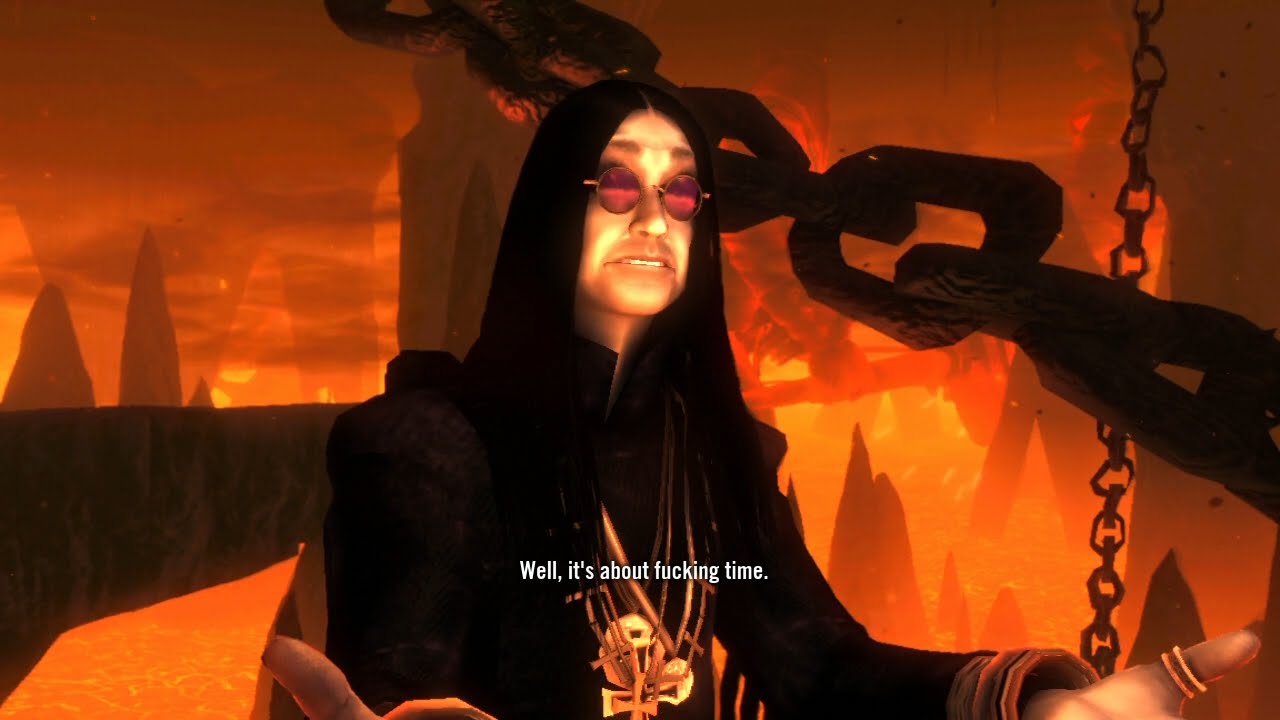 Ozzy Osbourne in Brütal Legend - YouTube