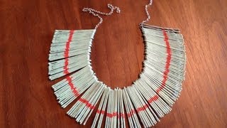 DIY Bobby Pin Necklace