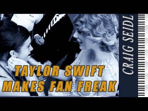 Taylor Swift makes a fan cry hysterically Live Best Moment Country Music Awards ACMA