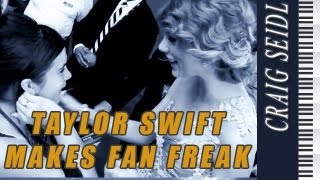 Taylor Swift makes a fan cry hysterically Live Best Moment Country Music Awards ACMA