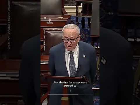 Schumer slams Trump over Iran war