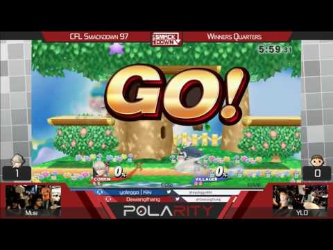 CFL Smackdown 97 WiiU - Mugi (Corrin) vs YLD (Villager) - Winners Quarters