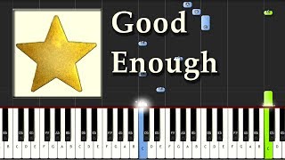 Evanescence - Good Enough - Piano Tutorial Easy Synthesia - How To Play