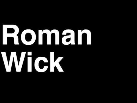 How to Pronounce Roman Wick Ottawa Senators NHL Hockey Player Runforthecube