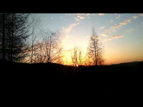 Lubaszowa zachód słońca timelapse Polska