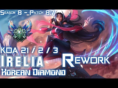 IRELIA Rework (Expession) vs IRELIA Top - Patch 8.7 KR NORMAL