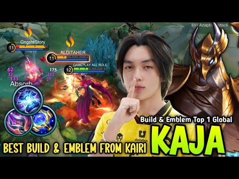 Thank You ONIC KAIRI For Kaja Best Build & Emblem For Jungler Monster - Build Top 1 Global Kaja
