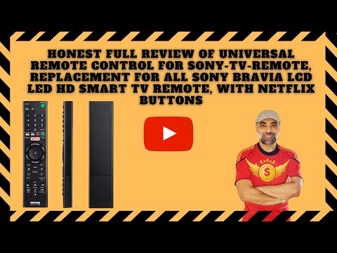 RMT TX100U Universal Remote Control Review for Sony TV Remote, Replacement for All Sony bravia