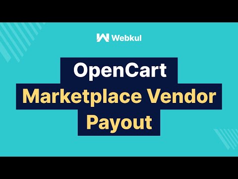 Opencart Multi Merchants Feature : Order and Vendor Payout