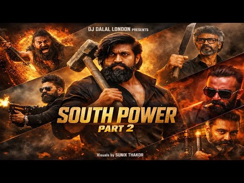 SOUTH POWER | 2.0 💪🔥 @SunixThakor | Motivational  Mashup | BGM & Dialogues | DJ Dalal London