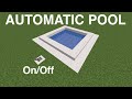 How To Build An Automatic Pool In Minecraft