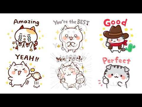 Emoji Stickers Lucky Cat Video