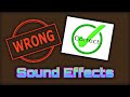 Correct And Wrong Sound Effects