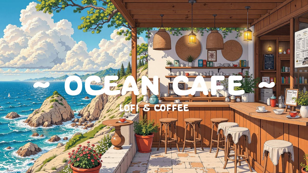 Ocean Coffee 🍵 Smooth Mind 🌊 Morning Vibe for work / relax / sleep [ Lofi Hip Hop - Lofi Vibe ]