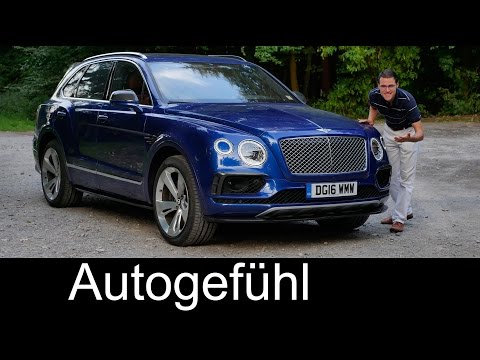 Bentley Bentayga W12 FULL REVIEW test driven SUV Autobahn