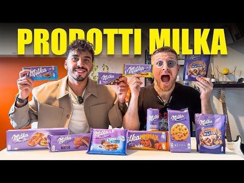 PROVIAMO TUTTI I PRODOTTI ESISTENTI DELLA MILKA - MAMMA MIA QUANTI ZUCCHERI ABBIAMO IN CORPO (GODO)
