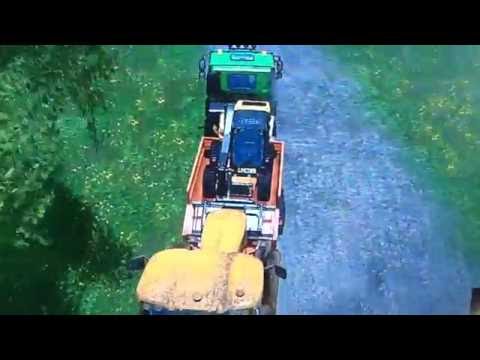 Farming Simulator 15 | Hauling JCBs in the Tatra
