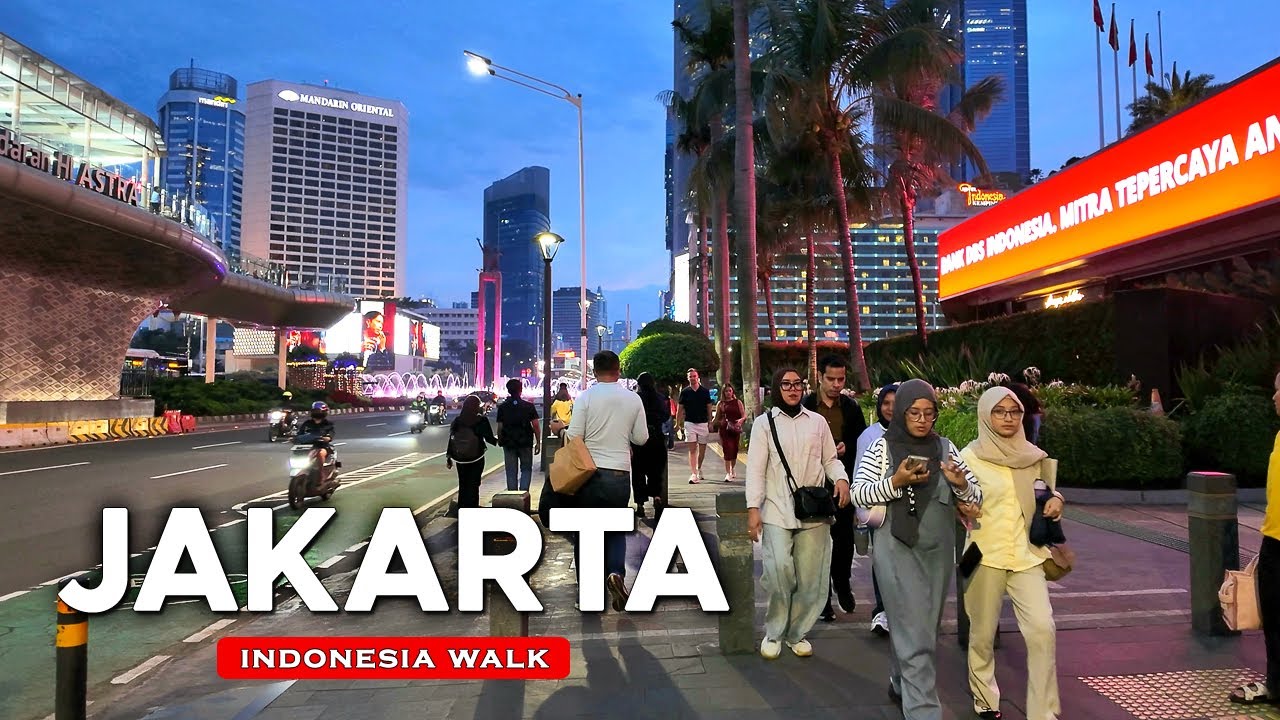 Immersive street-level walking tour through Jakarta Kota Tua, Indonesia, showcasing authentic urban landscapes, local architecture, and the vibrant atmosphere of the city's neighborhoods