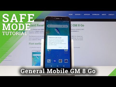How to Boot into Safe Mode in General Mobile Gm 8 GO - Troubleshooting Mode