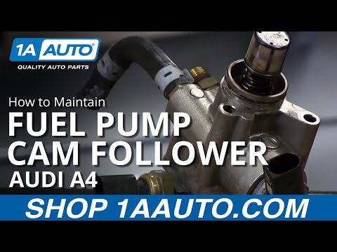 High Pressure Fuel Pump Cam Follower Maintenance 07 Audi A4